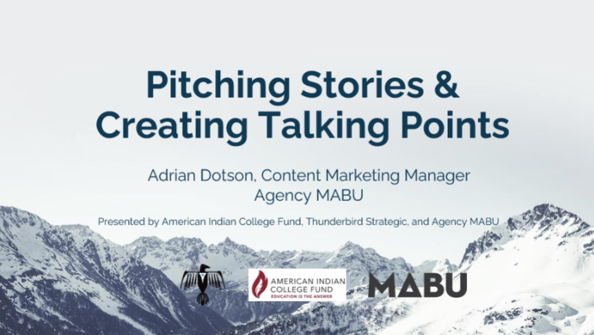 Pitching Stories and Creating Talking Points